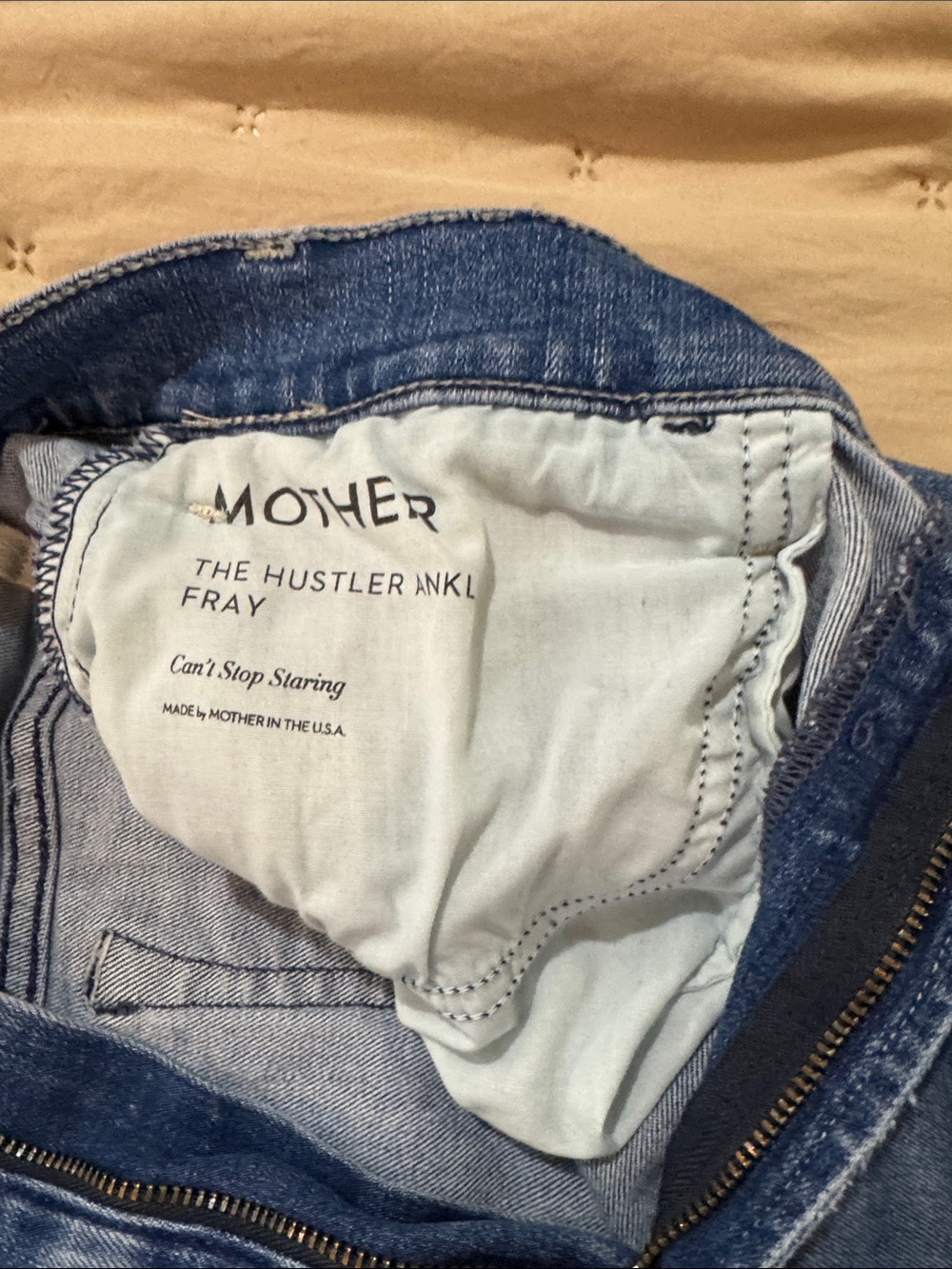 MOTHER Women’s Jeans in Dark Blue Denim